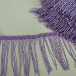 Бахрома "Очень светлый фиолетовый" 10 см